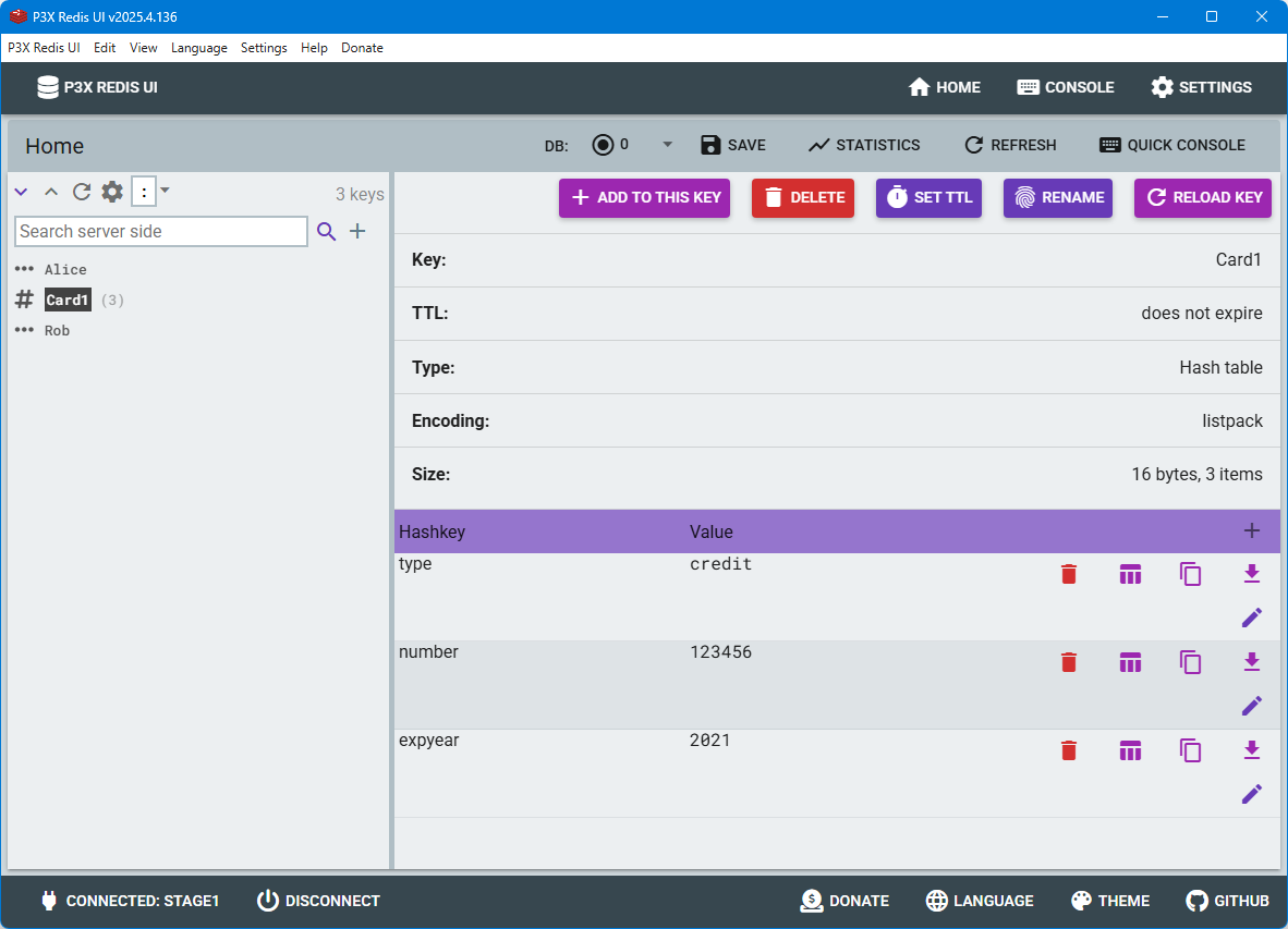 P3X Redis UI commander