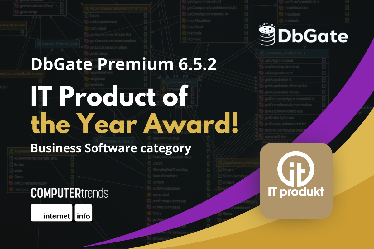 DbGate - IT product of the year