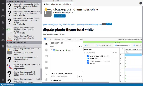 View MS Excel plugin details